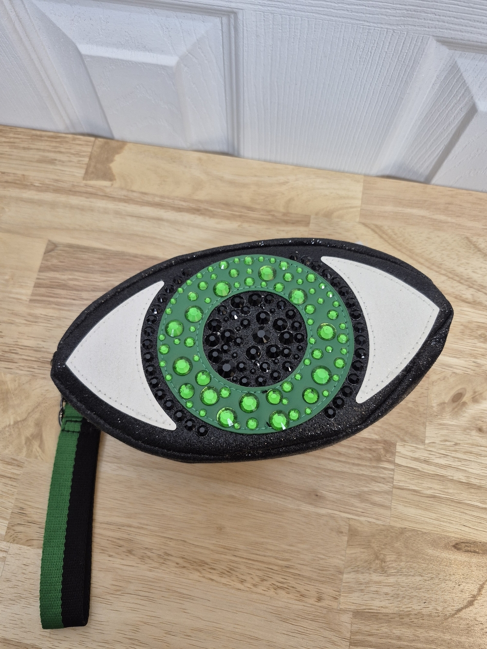Bath & Body Works Halloween Eyeball Clutch Cosmetic Bag Wristlet NWT
